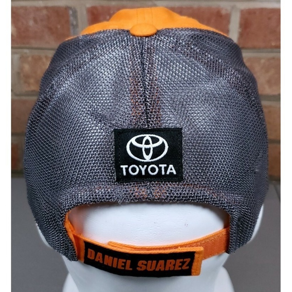 Arris Team Issue Hat Cap Joe Gibbs Racing Daniel Suarez #18 Nascar Strapback - Picture 3 of 6